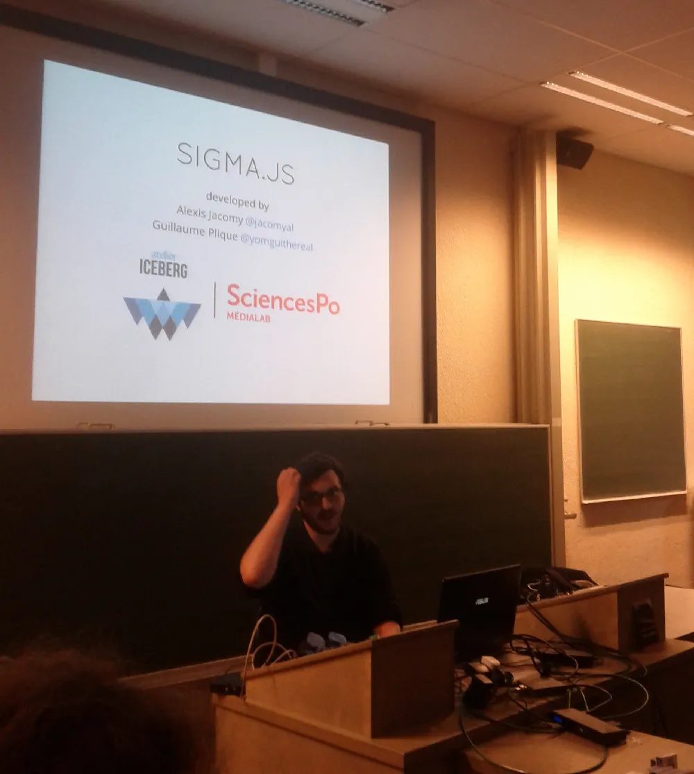 Alexis présente la nouvelle version de Sigma.js